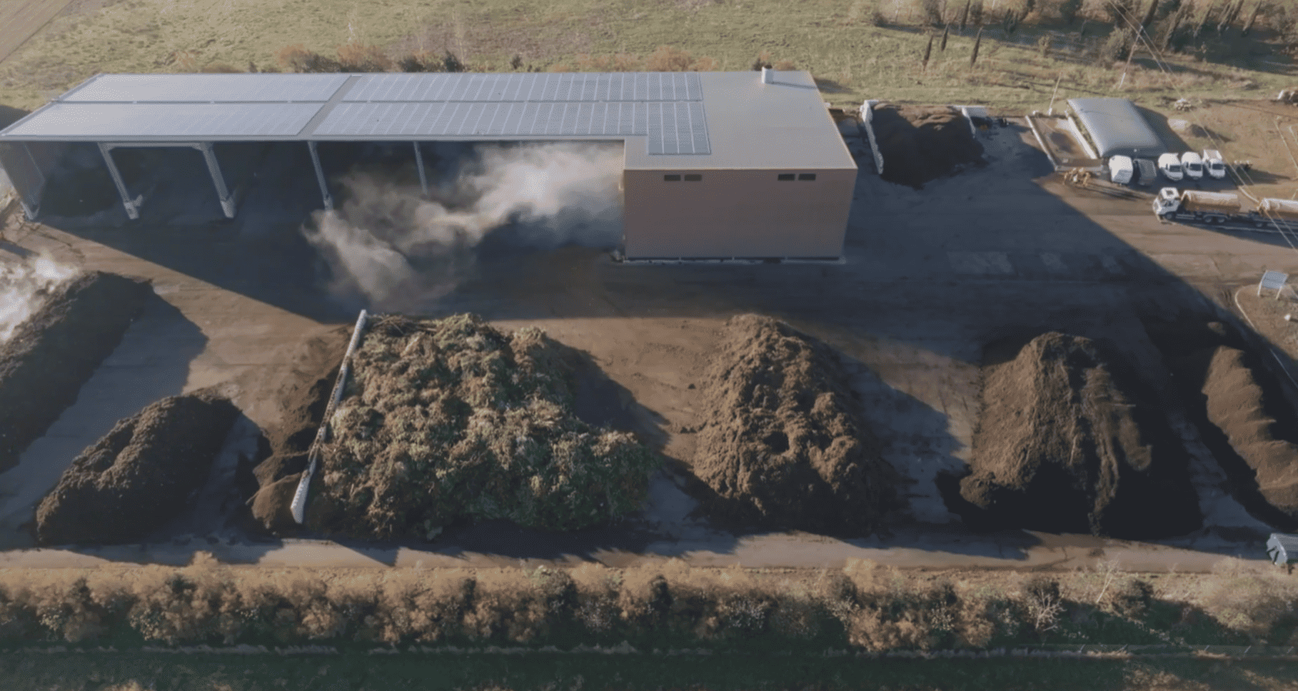 Montels_VueDrone2 plateforme montels photovoltaique compostage